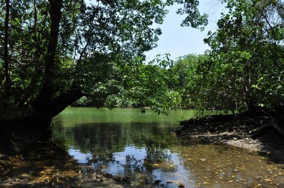 Chegando ao rio Sirena, no Parque Nacional Corcovado, na Península de Osa, no sul da Costa Rica